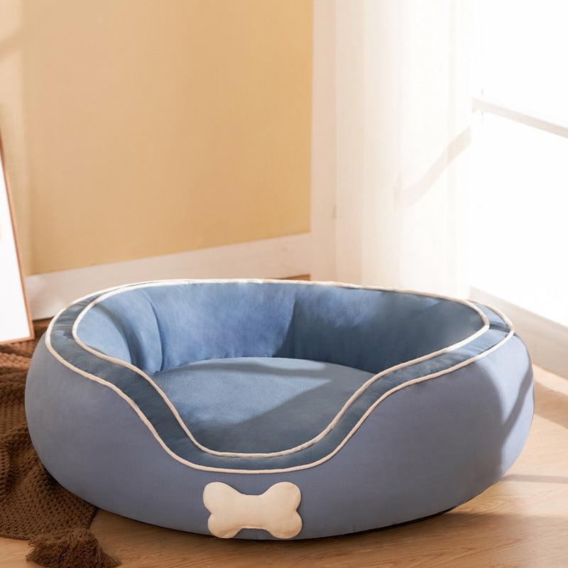 Top view of Luxurious Cozy Pet Sofa Bed with plush comfort features