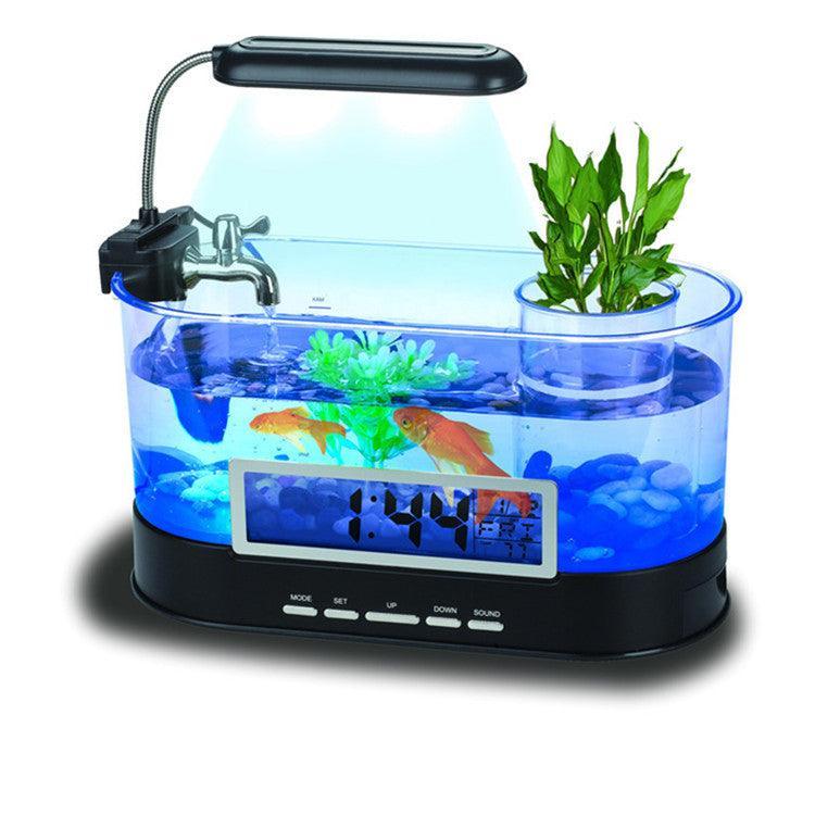 Front view of Stylish Aquatic Alarm Pen Holder by Dog Hugs Cat