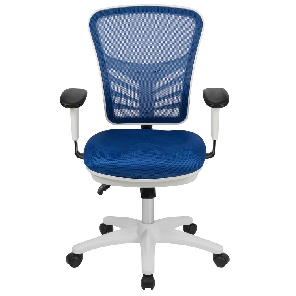 Mid-Back Mesh Swivel Office Chair with Adjustable Arms