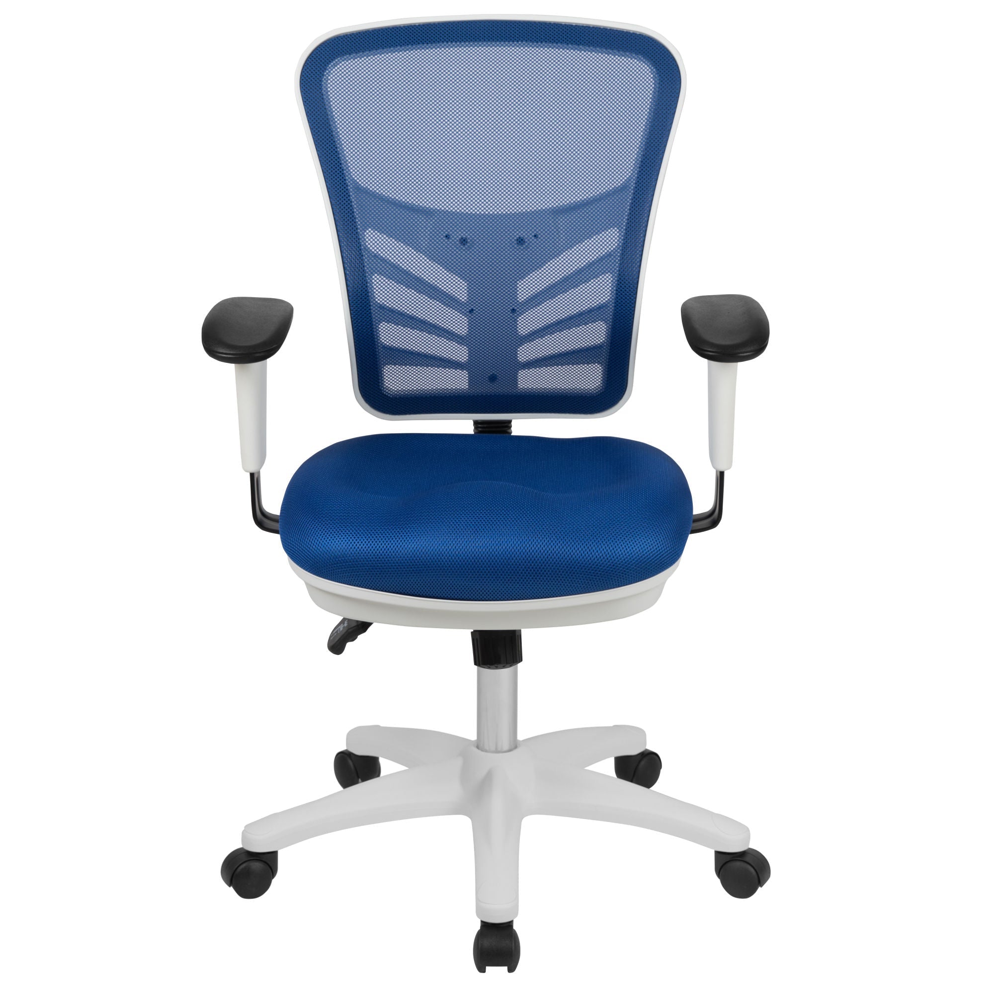 Mid-Back Mesh Swivel Office Chair with Adjustable Arms