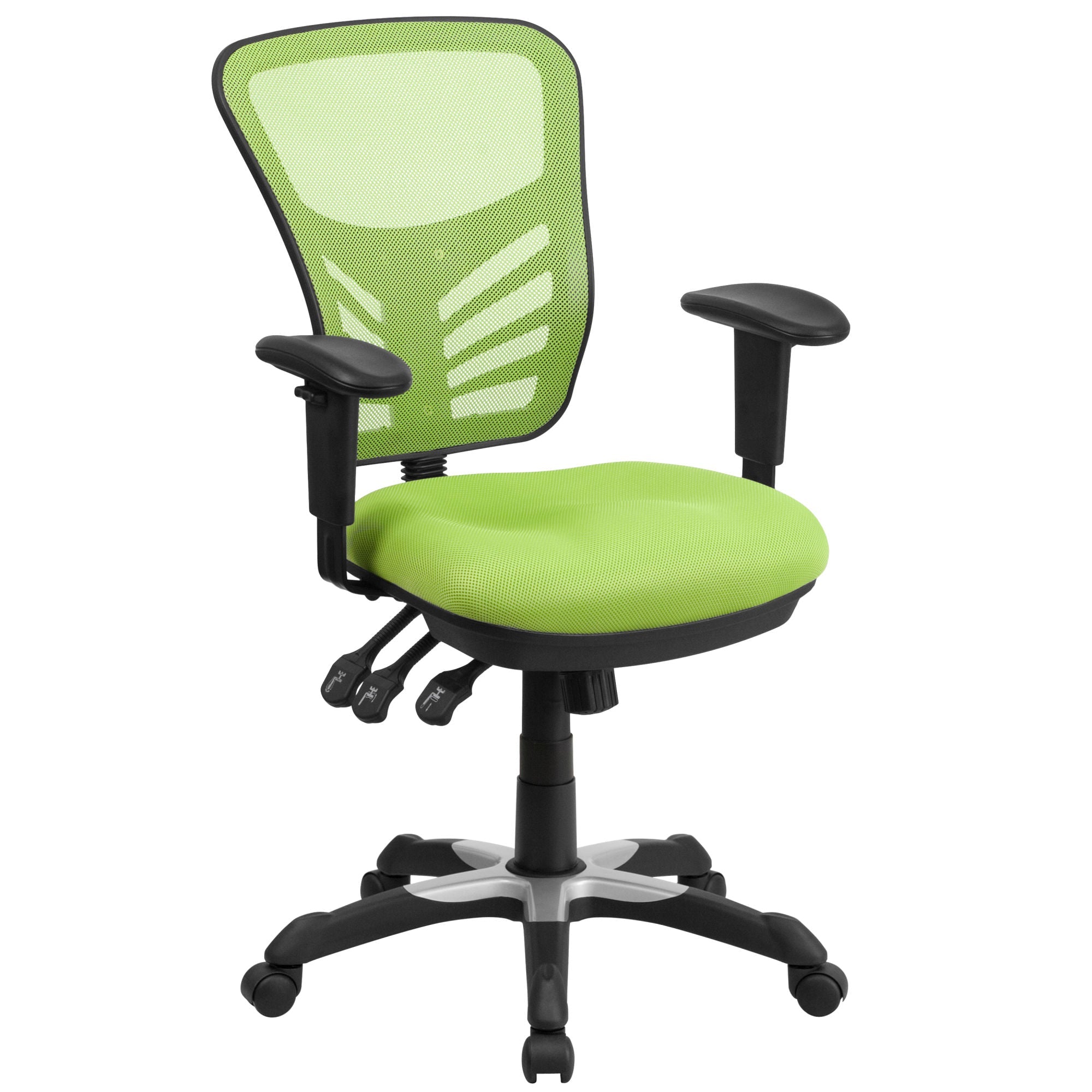 Mid-Back Mesh Swivel Office Chair with Adjustable Arms