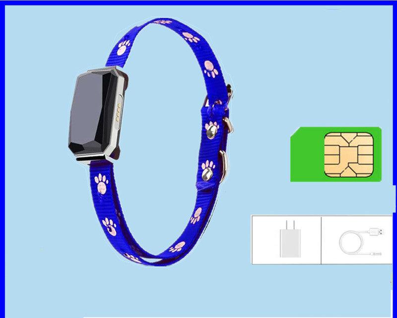 Smart GPS Pet Tracker Collar in Red, perfect for active pets