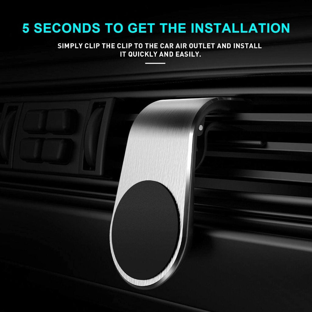 Magnetic Car Air Vent Phone Holder showcasing strong magnetic grip