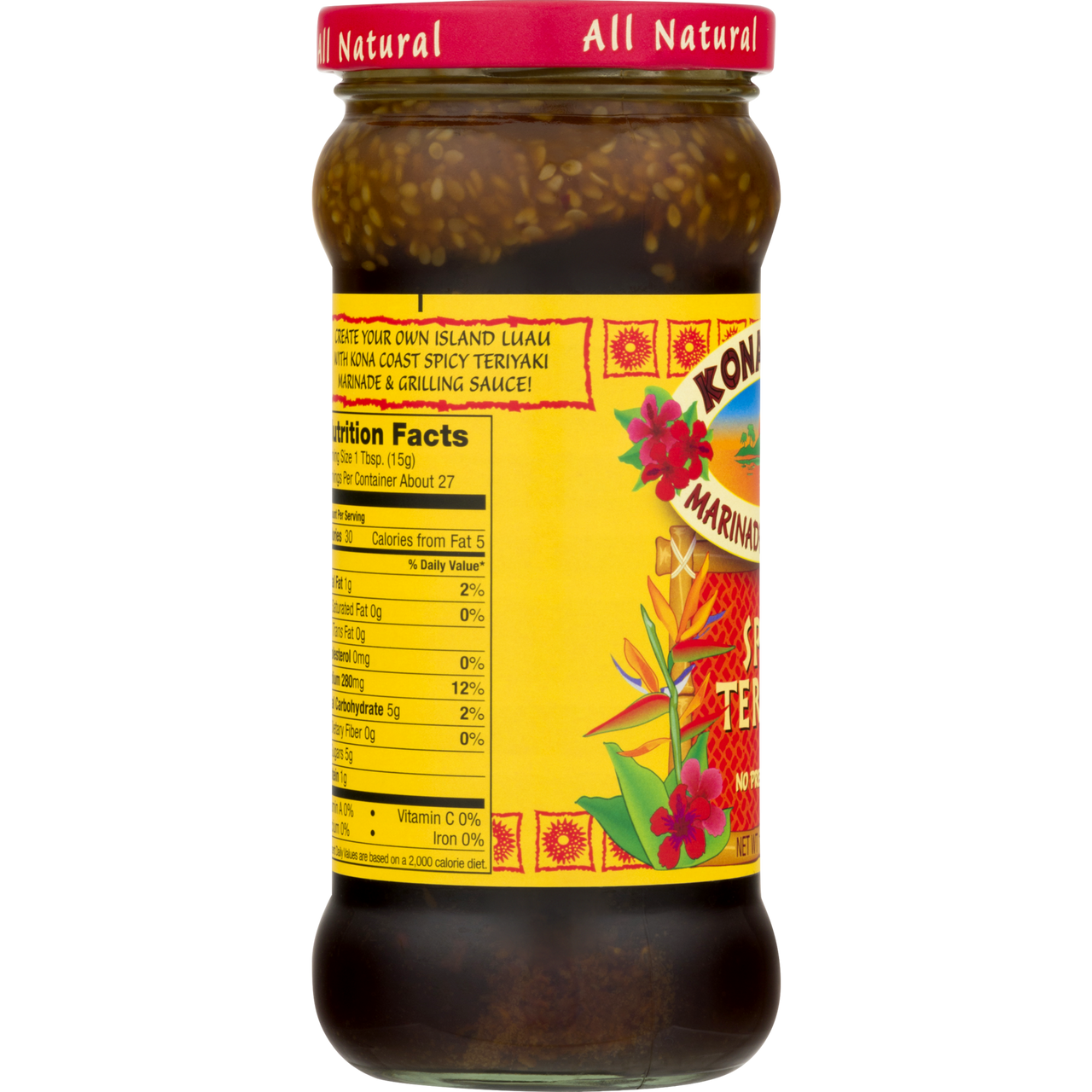 Kona Coast Spicy Teriyaki Marinade (6x14.5Oz)