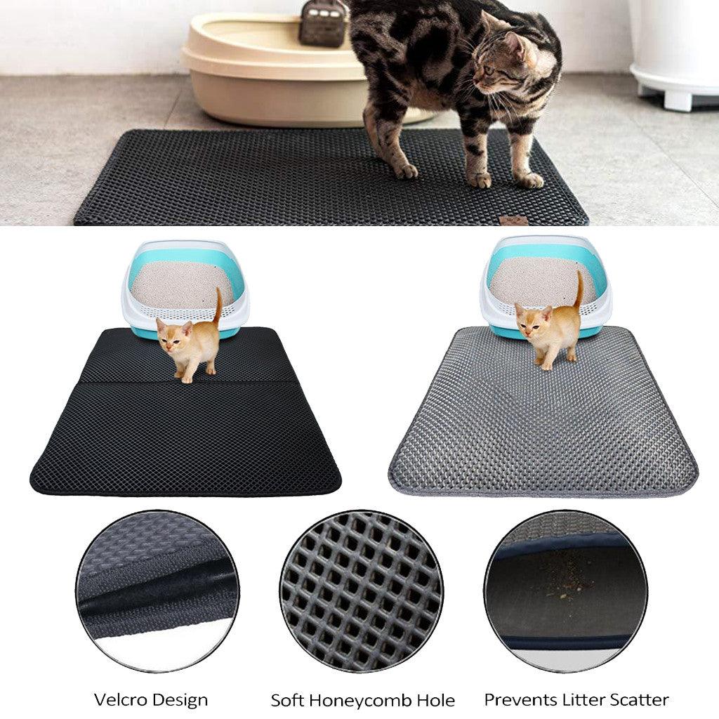 Ultimate Clean Paws Cat Litter Mat showing litter retention