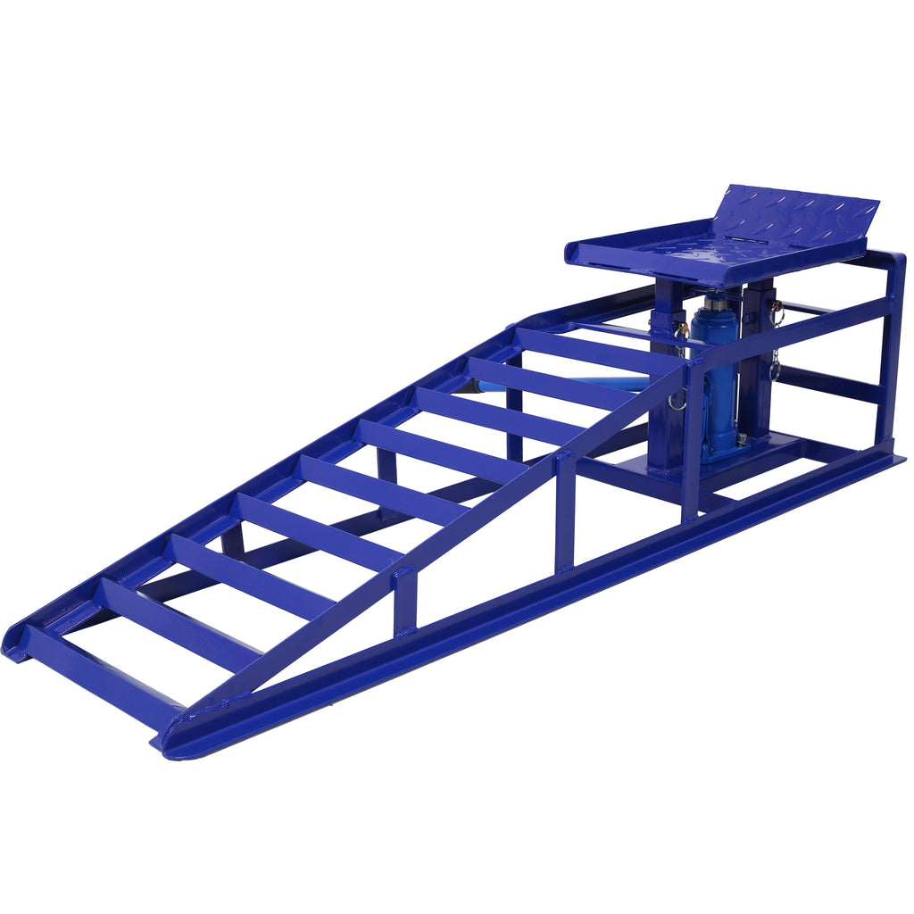 Rust-resistant finish on Livingsource Hydraulic Car Ramps