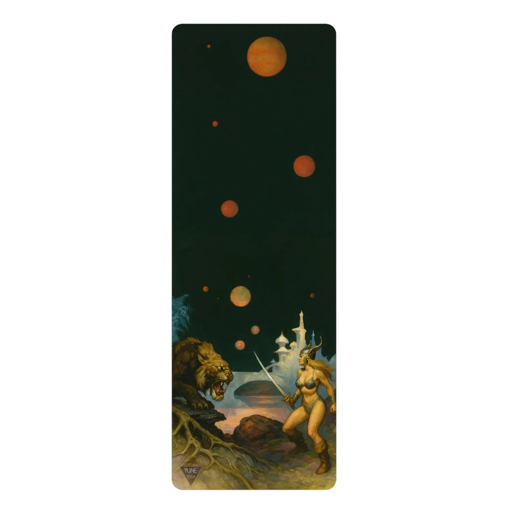 Yoga Mat - Galactic Knight Design