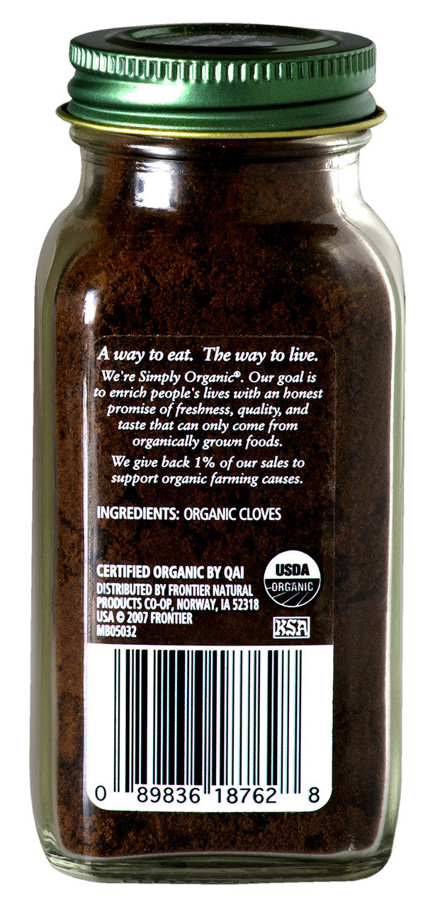 Simply Organic Ground Cloves (6x2.82Oz)