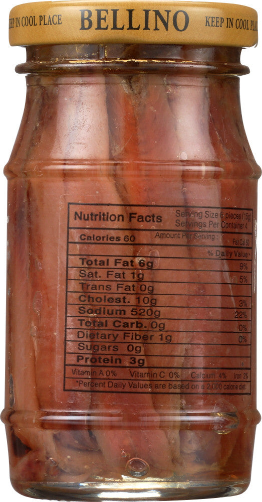 BELINO FLAT ANCHOVIE/OIL (12x4.25)