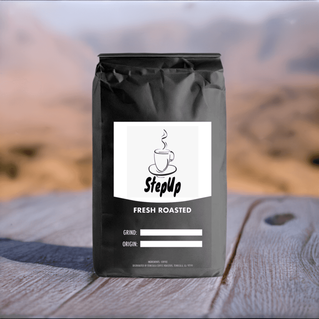 Package of Ethiopia Organic Medium Roast Coffee from StepUp Coffee