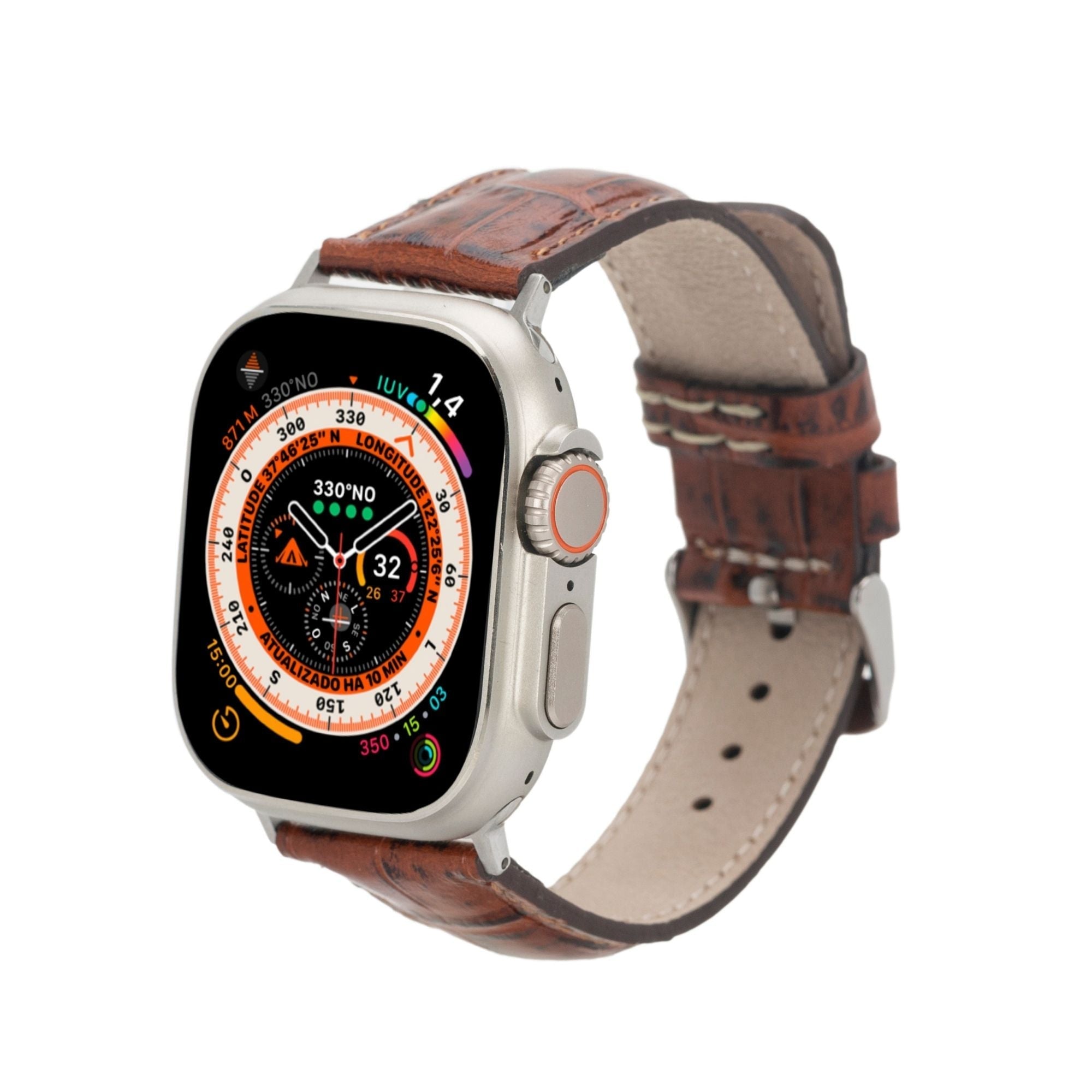 Versatile Guernsey Leather Band for Apple Watch for everyday wear