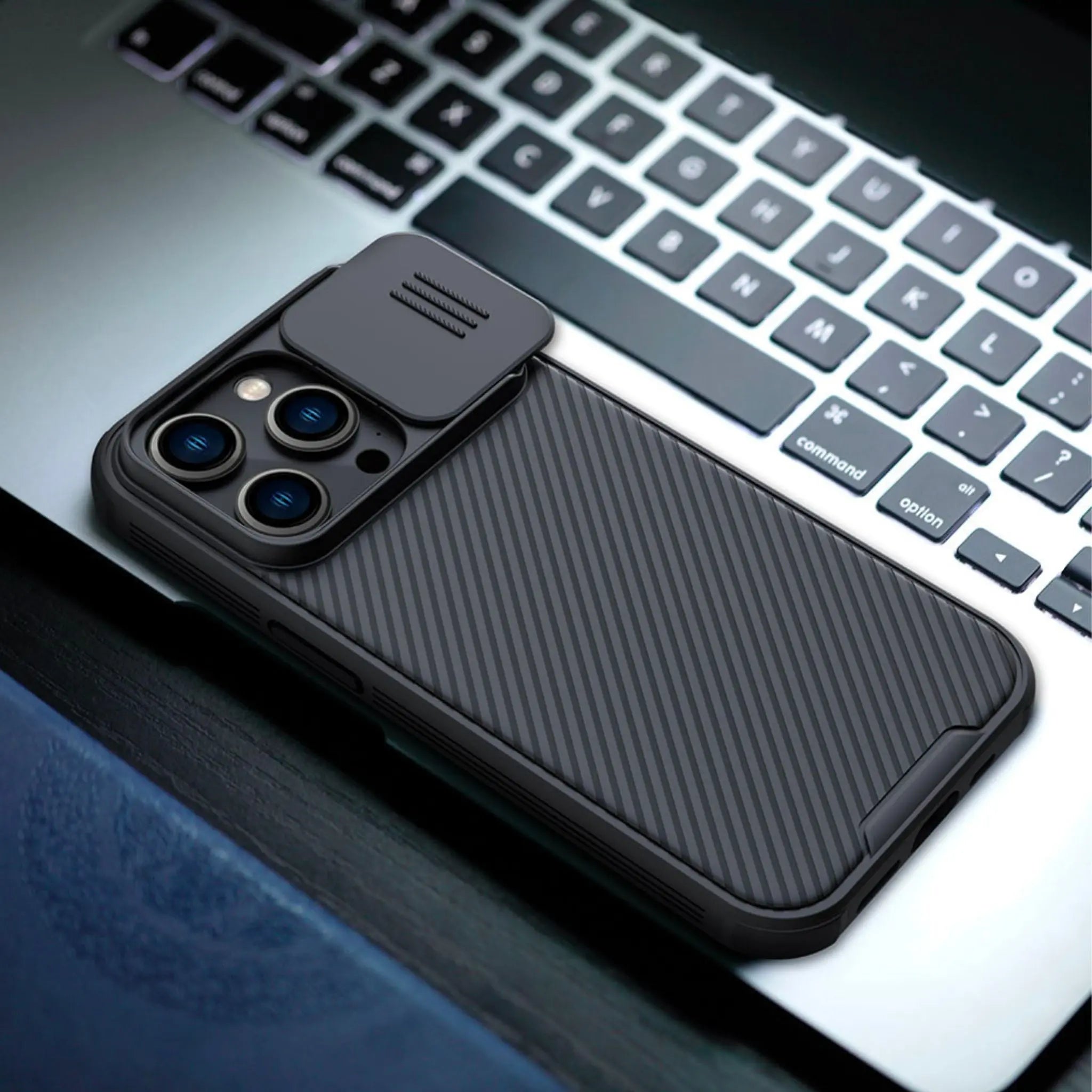 iPhone 14 Anacotte Camera Protection Slider Silicon iPhone case