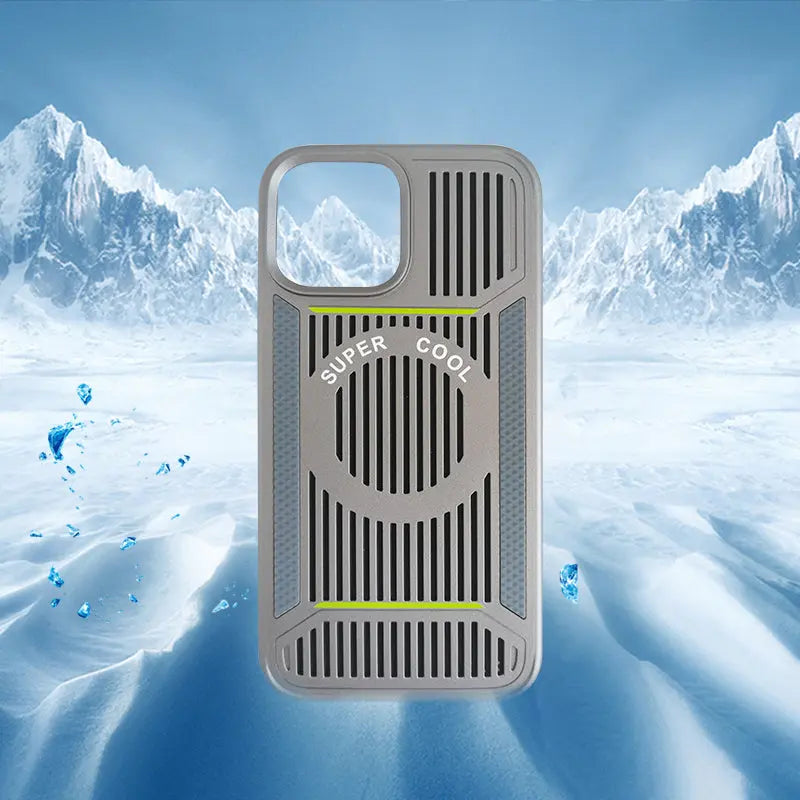 Back view of Anacotte Coldzero Pro Bionic Cooling Case for iPhone 14