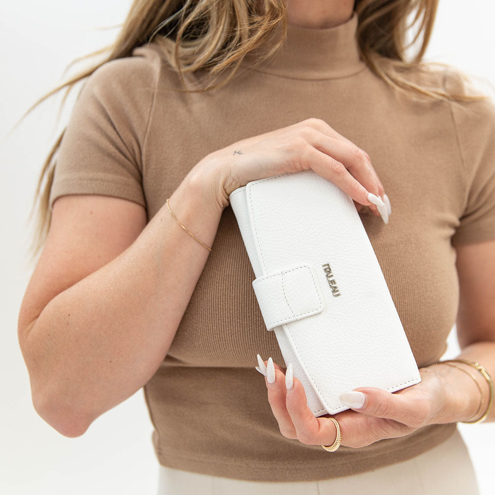 Irene Continental Wallet White