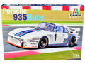Front view of Italeri Porsche 935 Baby Model Kit in original packaging