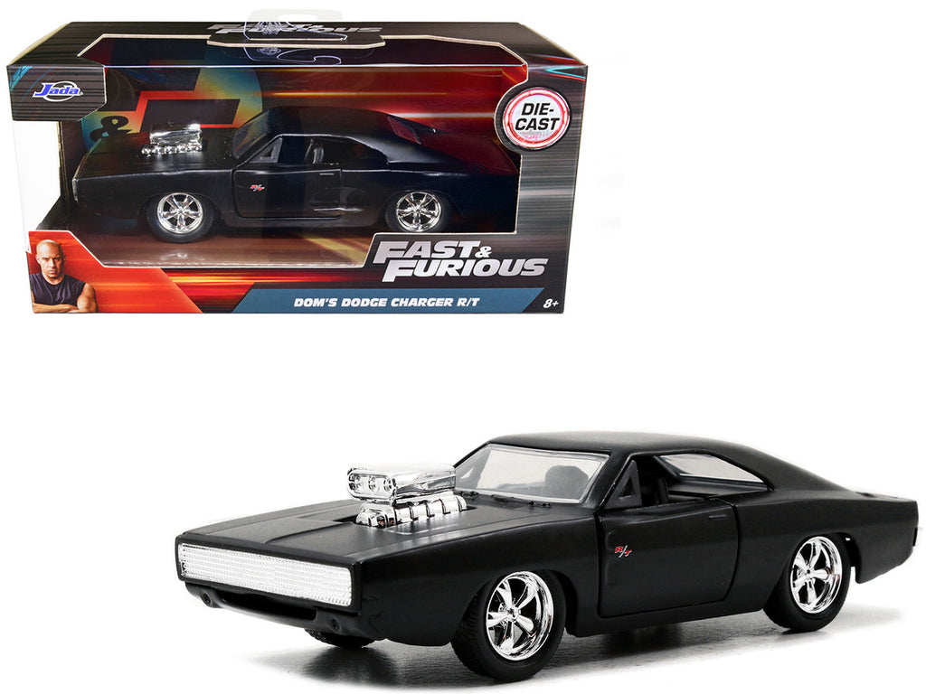 Side profile of Dom's Dodge Charger R/T diecast model showcasing details