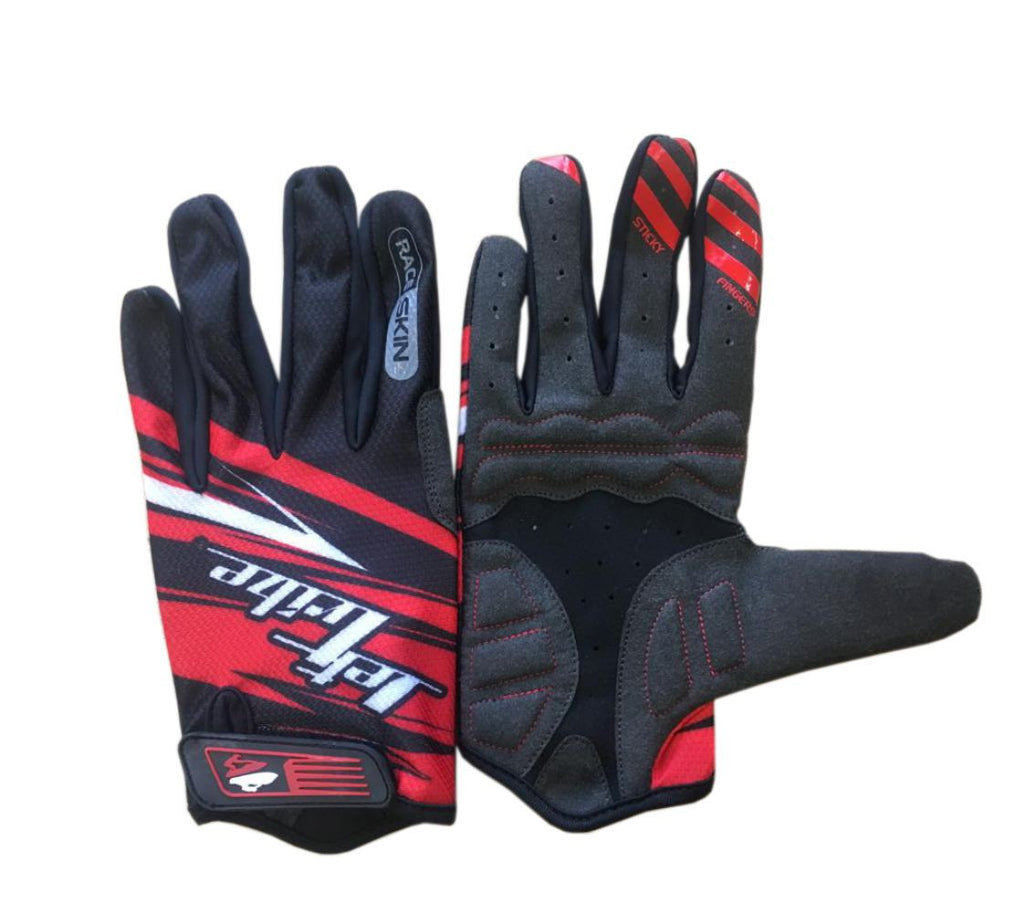 Race Skin PWC Gloves - Red Jetski Ride & Race Gear