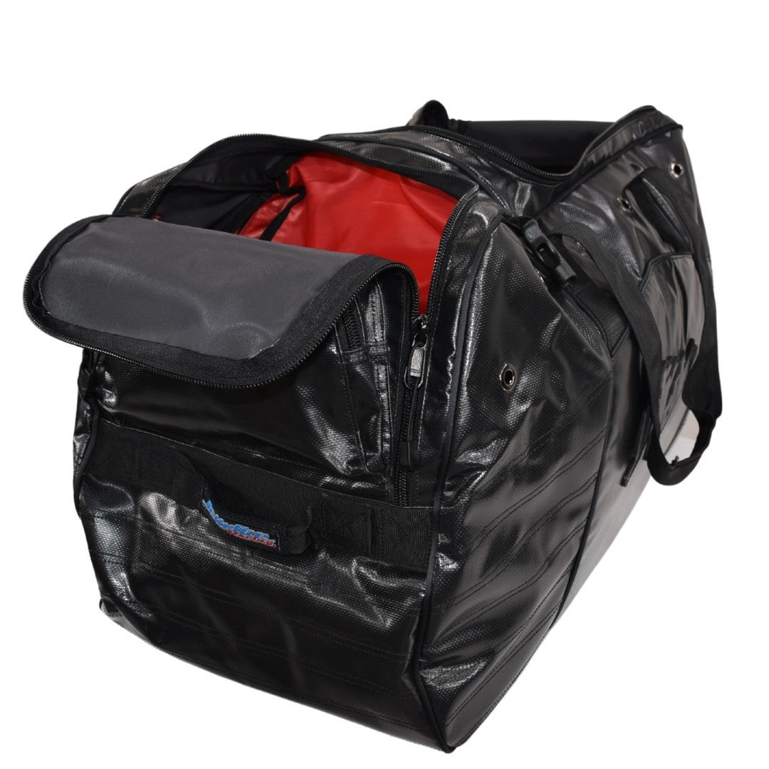 Team Travel Duffel Bag  | Stealth Series | Black | Wet / Dry Storage