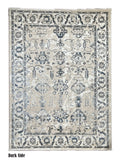 ROY's Home High&Low Area Rugs, Silver and Dark Shiny Effect