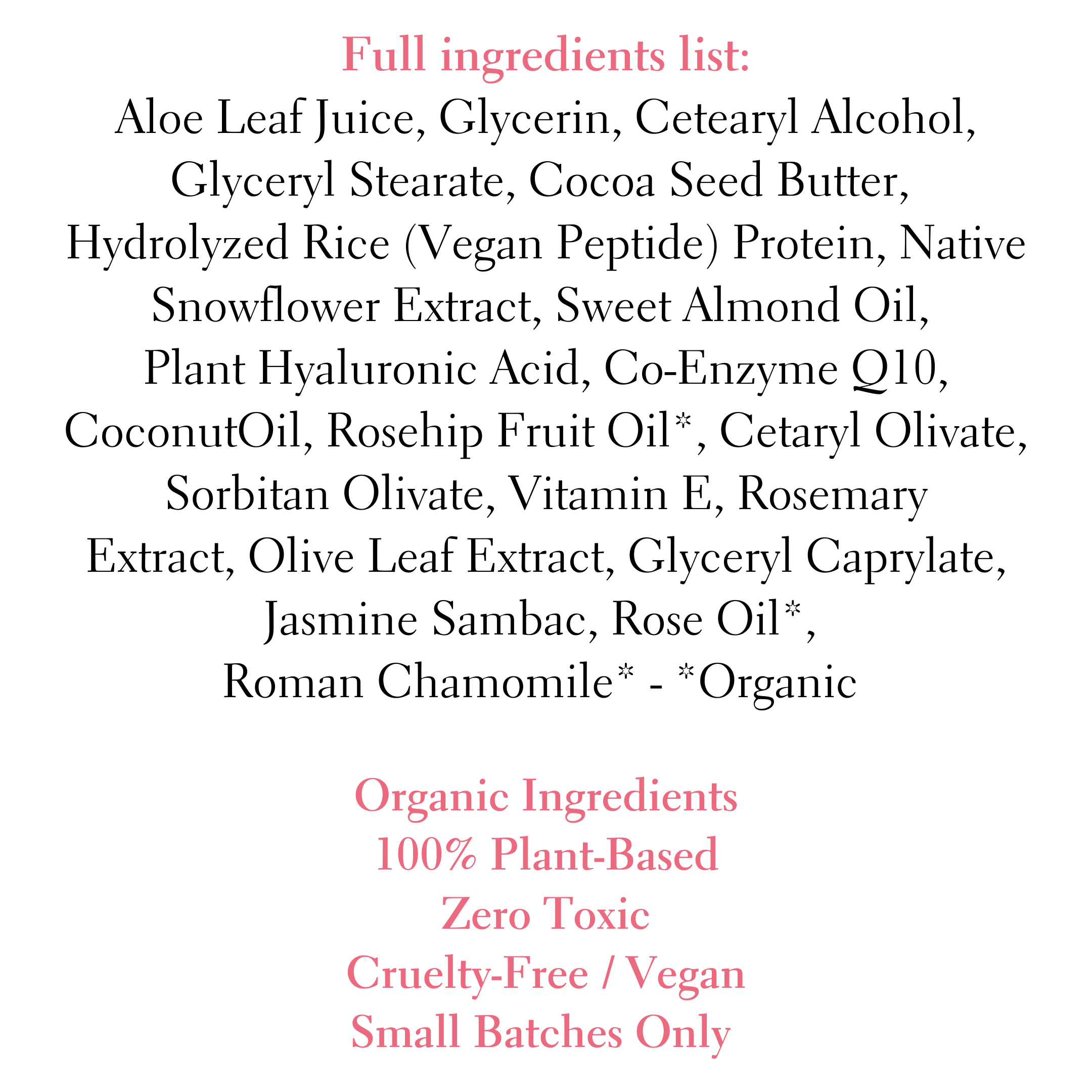 Close-up of Metapora Good Night Face & Neck Care in a hand