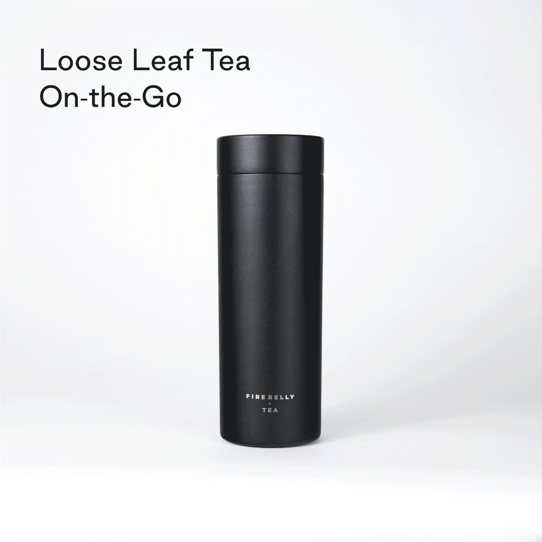Stylish Stop-Infusion Travel Mug from Firebelly Tea in white