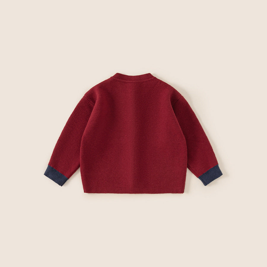 Arrival Winter and Spring Baby Kids Unisex Horse Cartoon Pattern Thick Coat