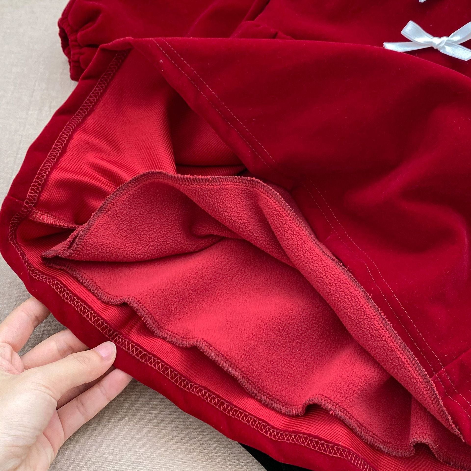 Autumn and Winter Arrival Baby Girls Long Sleeves Peter Pan Collar Cozy Dress