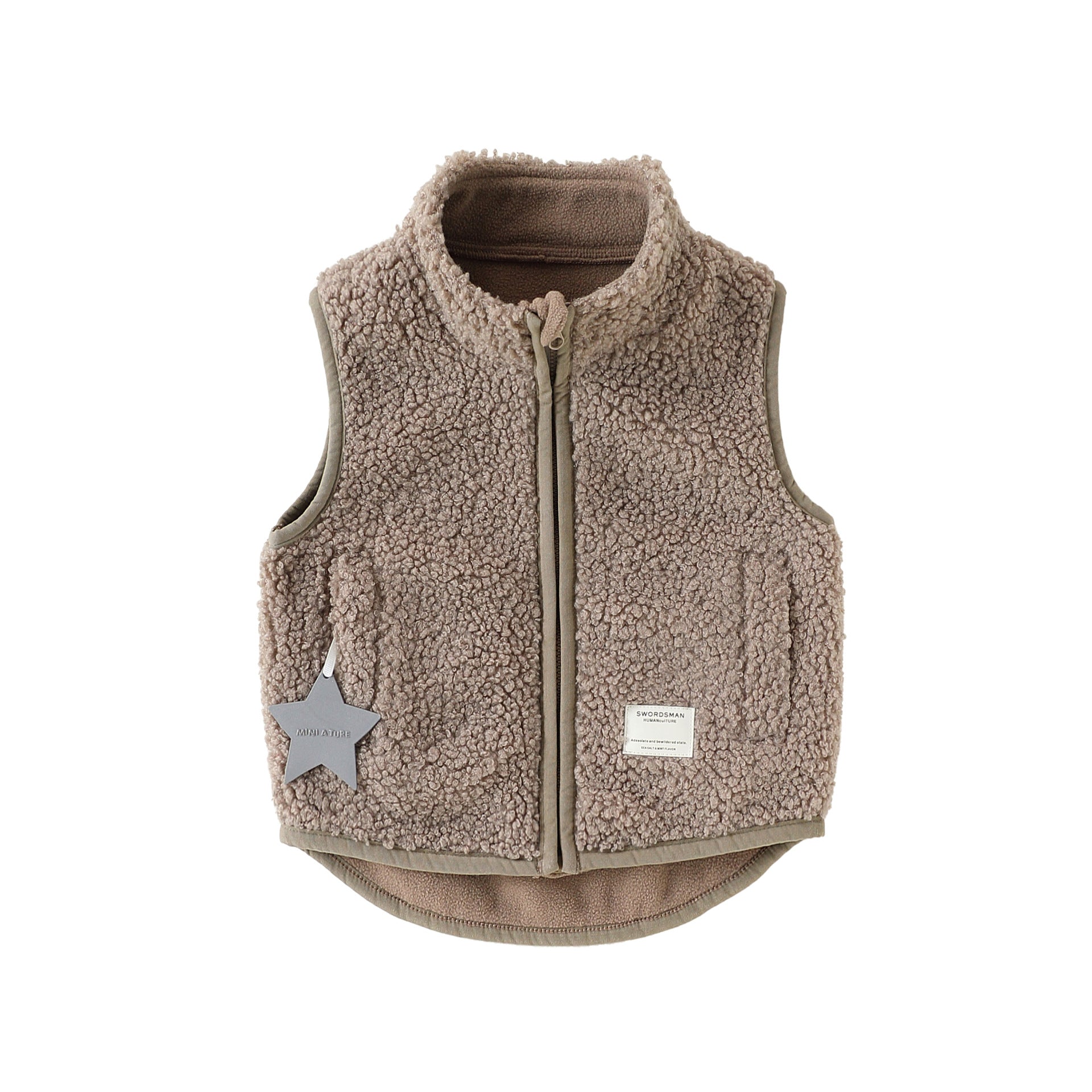 Arrival Winter and Autumn Baby Kids Unisex Fleece-Lined Sleeveless Vest