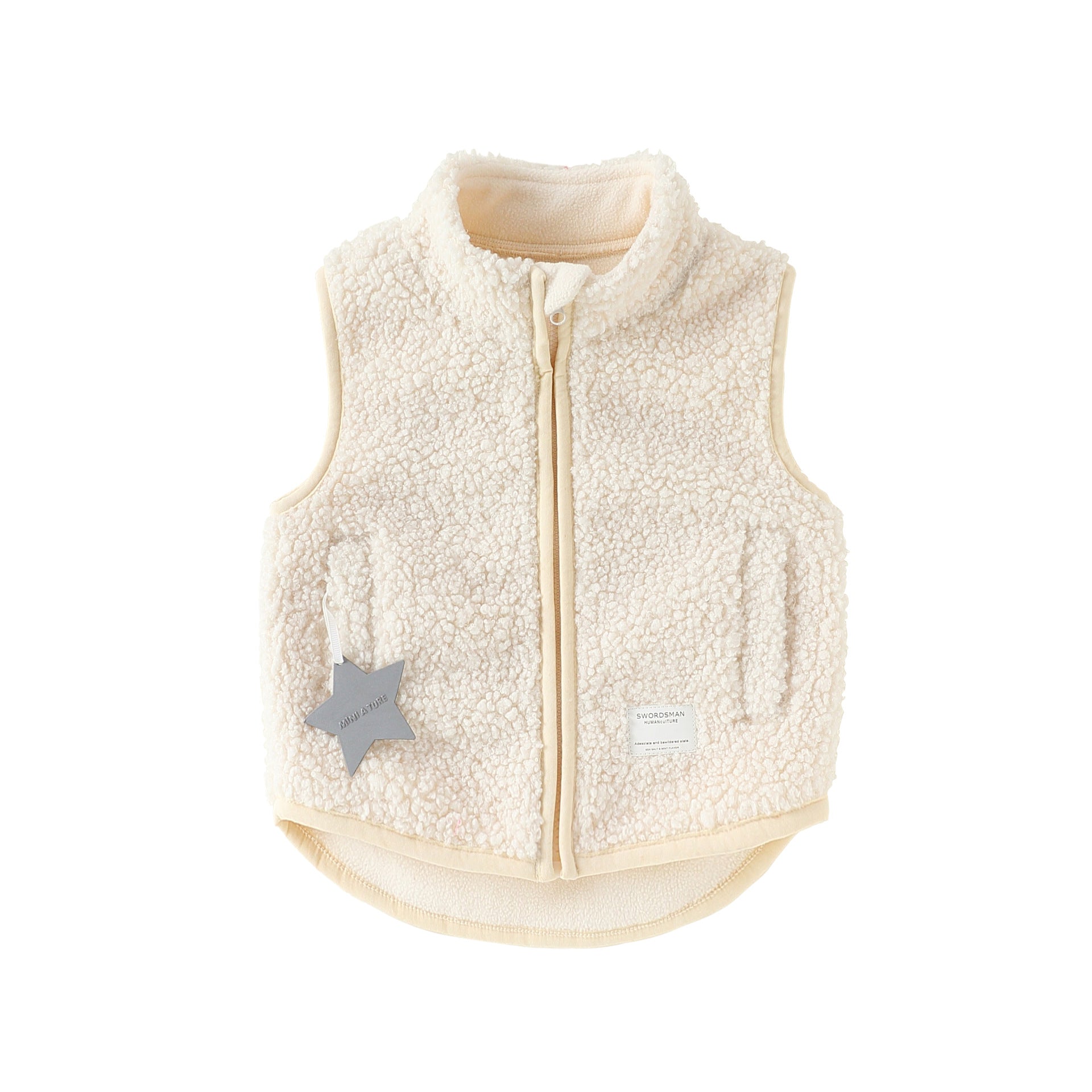 Arrival Winter and Autumn Baby Kids Unisex Fleece-Lined Sleeveless Vest