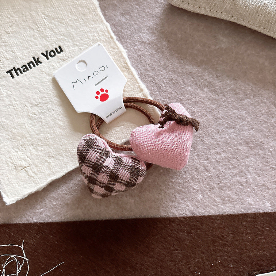 Collection of 2 Geometric Shaped Hair Clips and Hair Ties