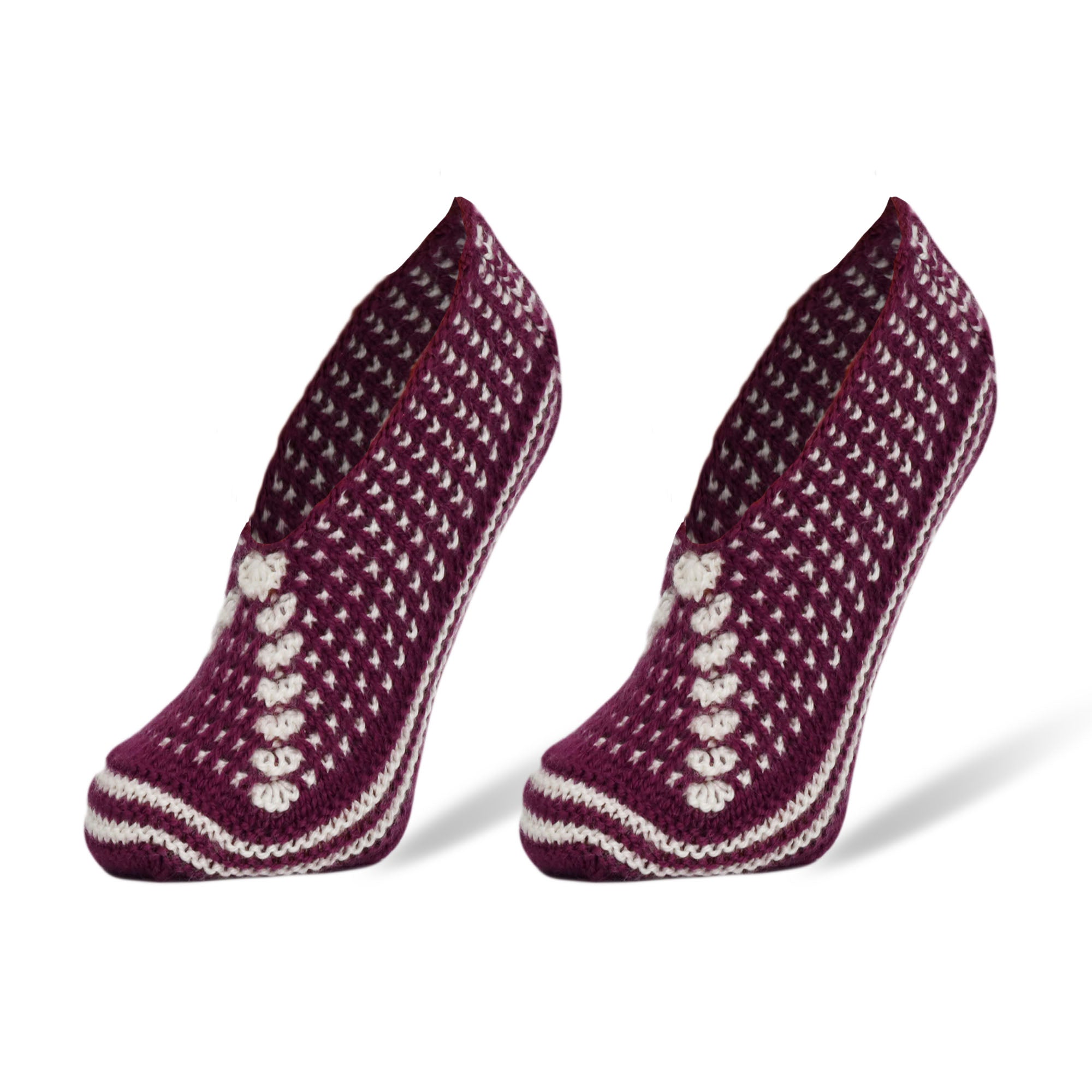 Colorful variations of Luxurious Crochet Slippers for Women displayed