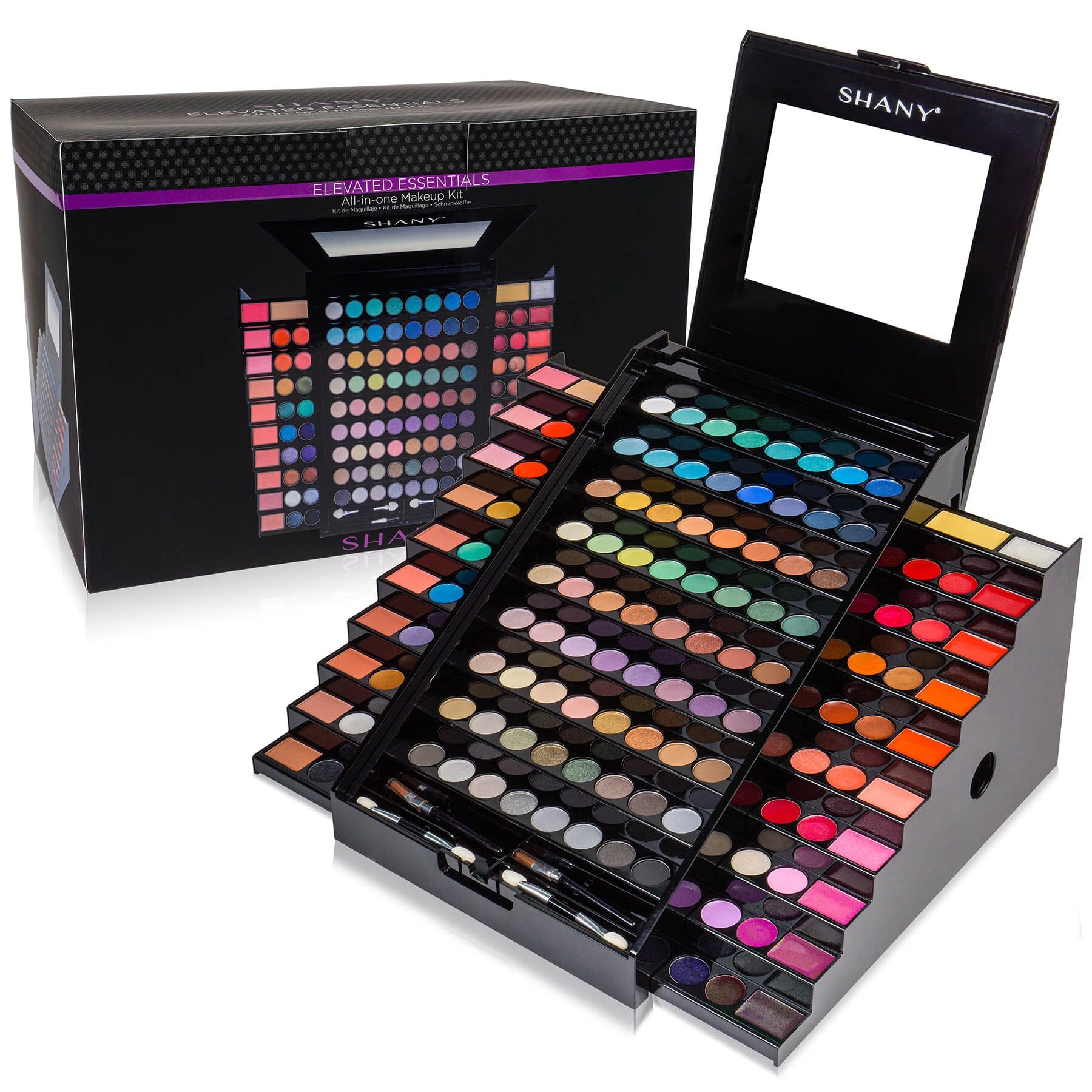 Vibrant eyeshadow palette from SHANY Ultimate All-in-One Makeup Kit
