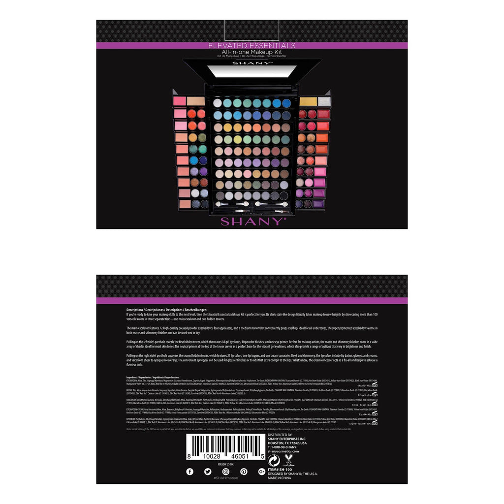 Colorful gel eyeliners included in SHANY Ultimate All-in-One Kit