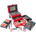 Open Ultimate Professional Makeup Kit by SHANY revealing lip products