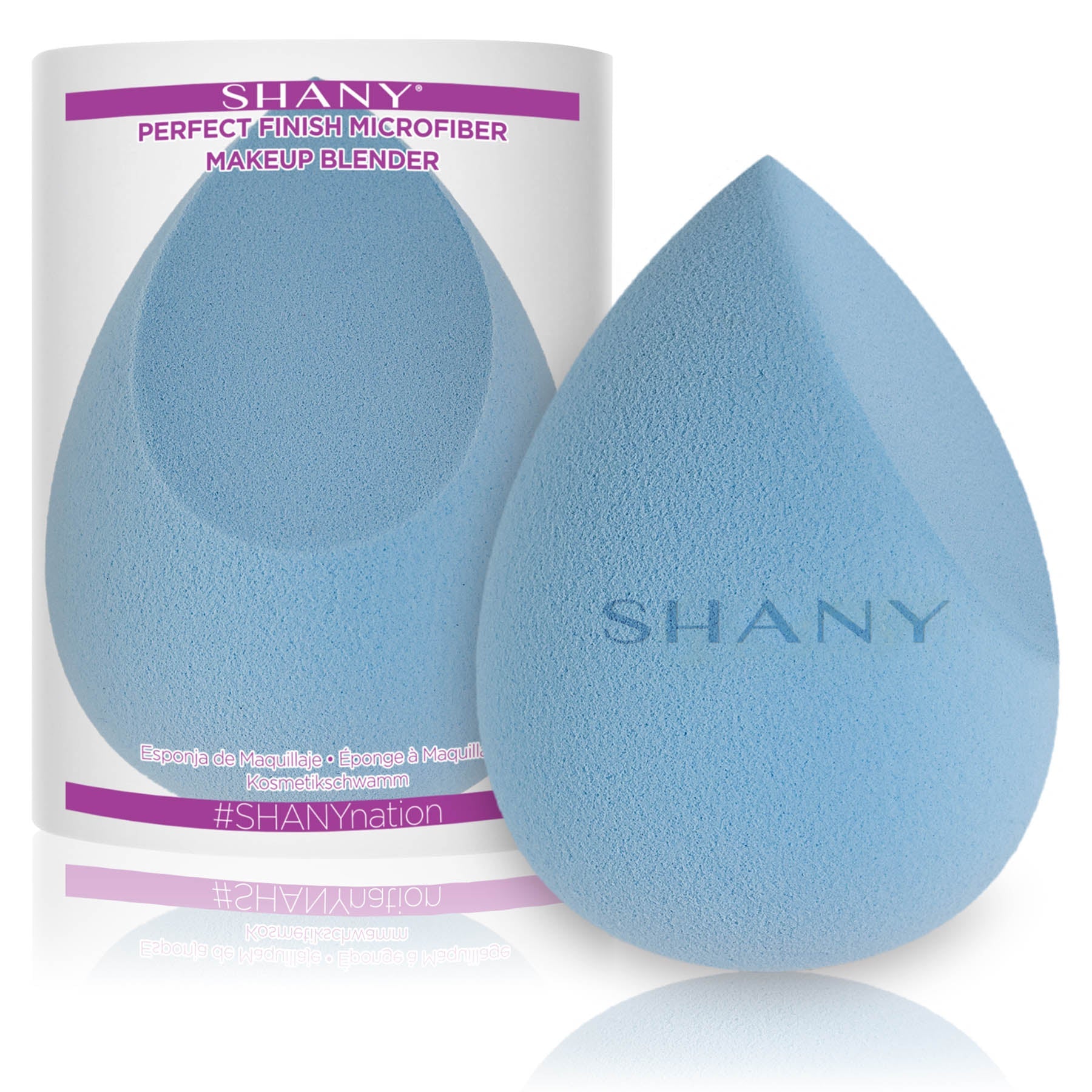 Close-up of Flawless Microfiber Makeup Blender Sponge by SHANY