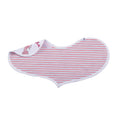 Front view of Bamboo Heart Bibs for Babies - 2 Pack by Newcastle Classics