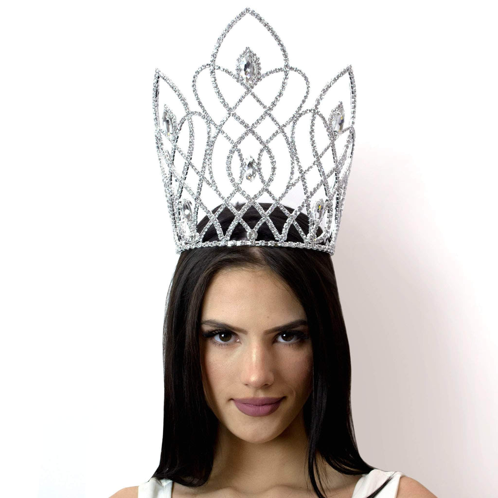 Elegant 9" Adjustable Navette Crown by EJools in stunning detail