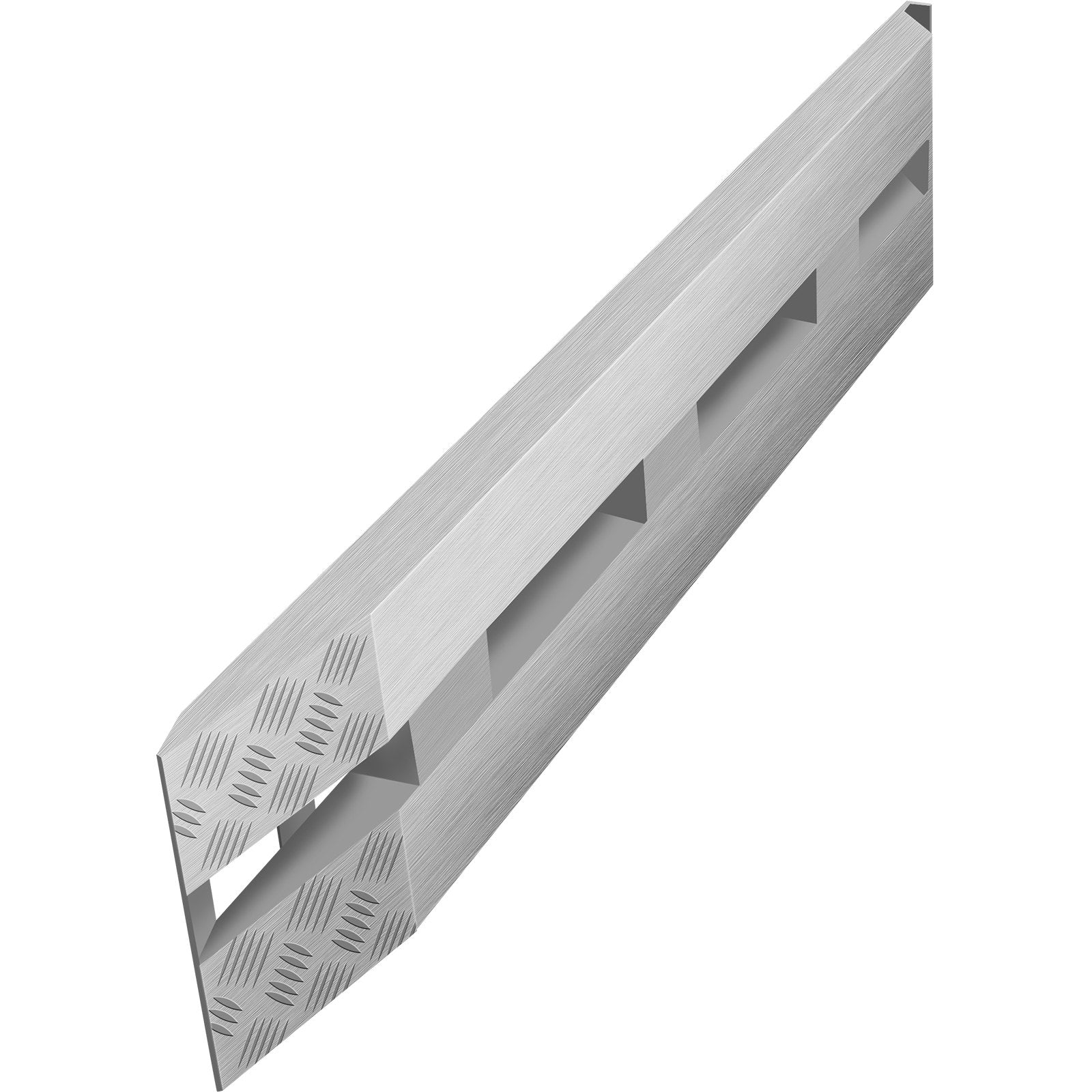 Detailed view of VEVOR Aluminum Ramps' robust design