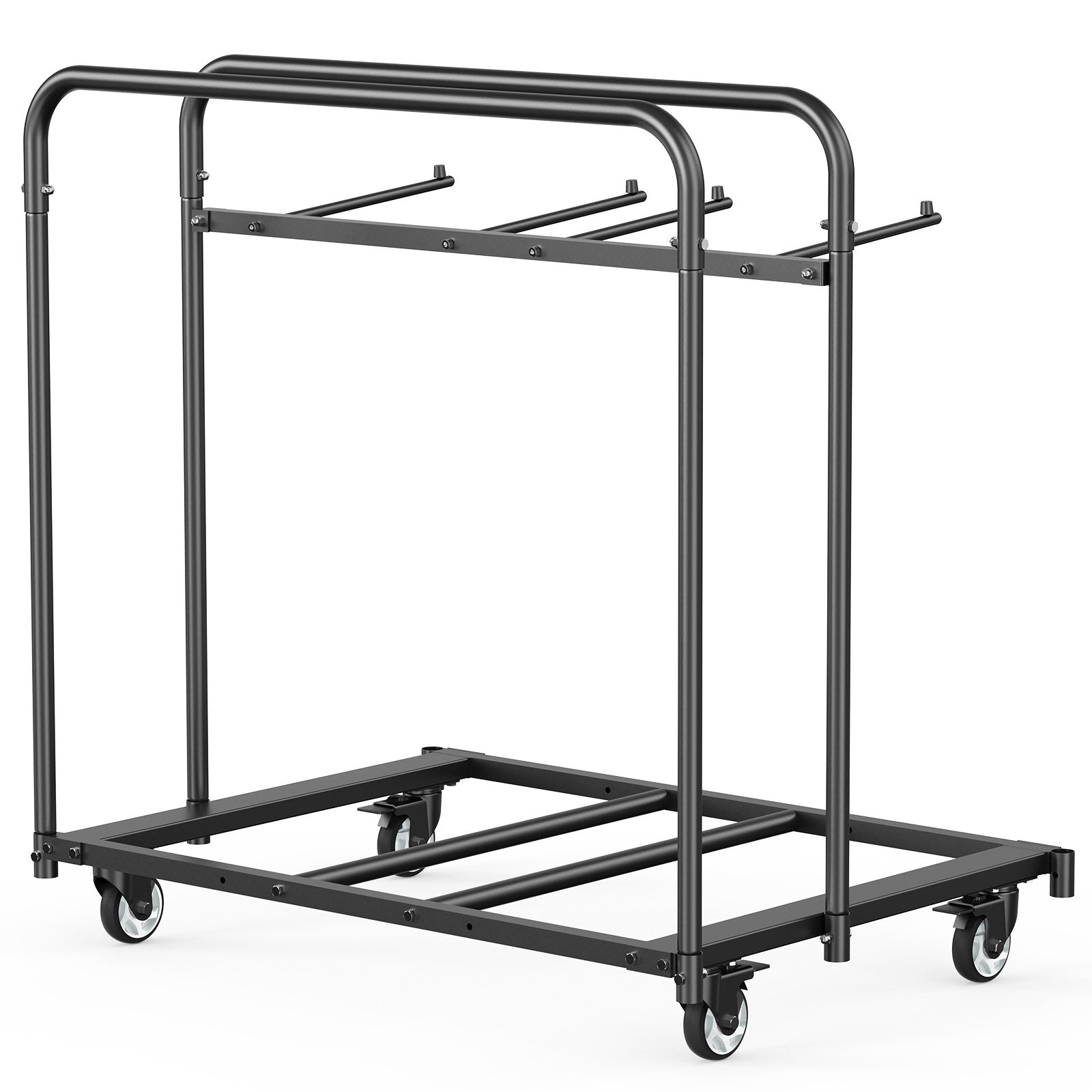 VEVOR Folding Chair Rack in a hotel setting for event organization