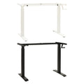 vidaXL Standing Desk Frame Adjustable Legs Computer Desk Base for Home Office